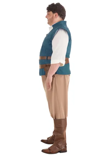 Vista 7 de Disfraz de Flynn Rider para hombres talla grande de Enredados de Disney Multicolor