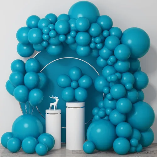 Vista 14 de Globos dorados champán, 60 globos pequeños de látex champán metálico de 5 pulgadas para arco de guirnalda de globos, globos cromados y champán de 5