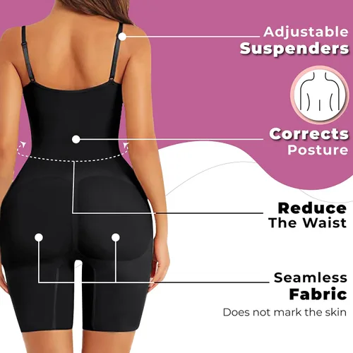Vista 7 de Elegant Women Body Shapware para mujer con control de abdomen