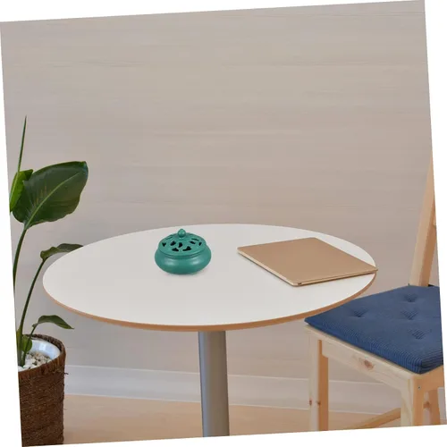 Vista 4 de Artibetter Cerámica Decoración Carbón Incienso Quemador Carbón Titular Cono Cerámica Incienso Tazón Cerámico