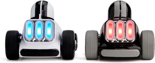 Vista 5 de Sharper Image® Motor Battles RC Team Battle Racers - Coches de combate a control remoto con luces LED e indicadores de daño para acción multijugador