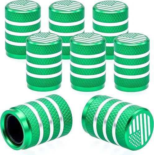 Vista 13 de 4 piezas de tapas de válvula de rueda con forma de punta, válvula de rueda de aleación de aluminio con punta, cubiertas universales de válvula
