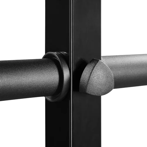 Vista 7 de Yaheetech Soporte para placas de mancuernas y mancuernas de 2 pulgadas para árbol olímpico, soporte para placa de parachoques de peso con 2 soportes