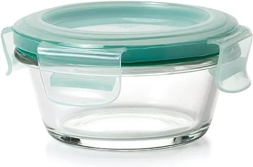 Vista 12 de OXO Good Grips Smart Seal 1-Cup Glass Food Storage Container - Arctic Blue