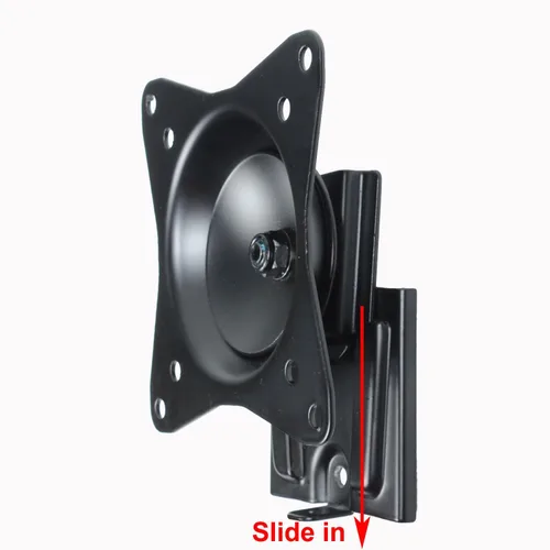 Vista 3 de VideoSecu Soporte de montaje en pared para monitor de TV con rotación inclinable para la mayoría de 19" 20" 22" 23" 24" 26" 27" 30" 32", algunos