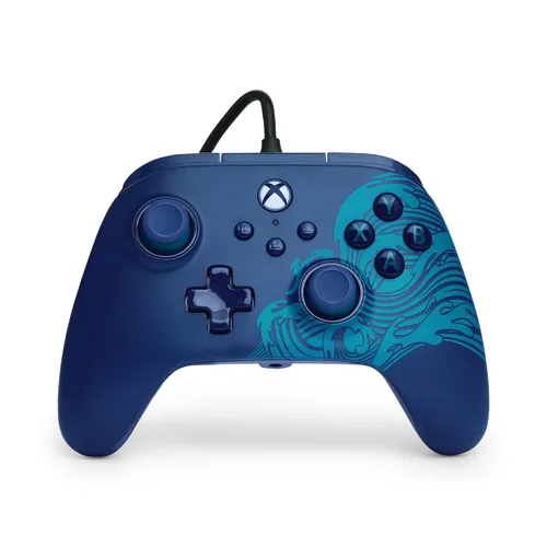 Vista 15 de PowerA Advantage Wired Controller for Xbox Series X S - Arctic Ice, gamepad, hall effect thumbsticks, gaming controller, USB-C, Works with Xbox One
