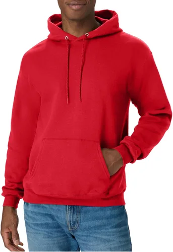 Vista 28 de Hanes Men's Hoodie - EcoSmart Fleece Hooded Sweatshirt for Men & Women - Midweight Fleece - Big & Tall Available