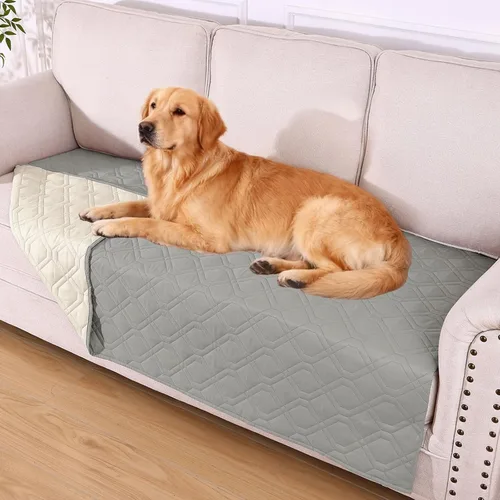 Vista 42 de hyha - Manta impermeable para cama de perro, mantas suaves para mascotas, funda impermeable para sofá para perros, fundas reversibles lavables