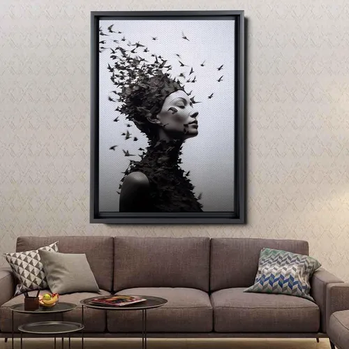 Vista 4 de Forest Girl Print, Wall Art, Affiche, Nature Print, Gift for Her
