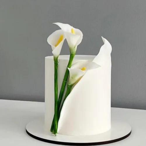 Vista 7 de ZiXiang Moldes de silicona para orquídeas, hibisco, cala, lirio, fondant Estilo a