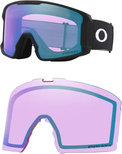 Vista 6 de Oakley Line Miner Large Ski Goggles REPLACEMENT LENSES OO7070 For Men For Women+ Bundle Microfiber Pouch