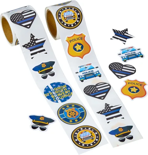 Vista 13 de Playbees Pegatinas de Emoticon - 2 Rollos - Favores de Fiesta para Niños, Premios de Juegos, Juguetes Novedosos, Decoración de Pared, Scrapbooking