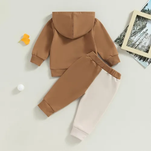 Vista 5 de Mamas - Ropa para niños pequeños, sudadera con capucha para otoño e invierno