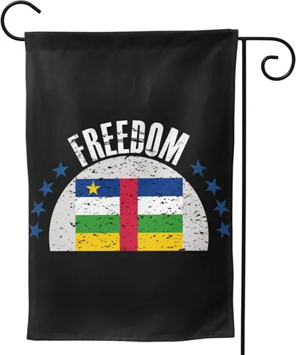 Vista 4 de The Central African Republic Flag And Freedom Garden Flag 12.5"x18" Inch Double Sided Garden Flags Home Lawn Outdoor Decor Flags Party Banner