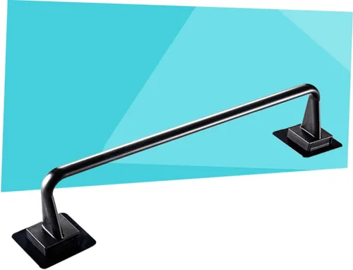 Vista 3 de DOITOOL Toallero de plástico resistente, fácil montaje, sin taladro, soporte para toallas de baño para cocina