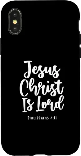 Vista 4 de iPhone 15 Jesús es el Señor Filipenses 2:11 Fe Versículo de la Biblia