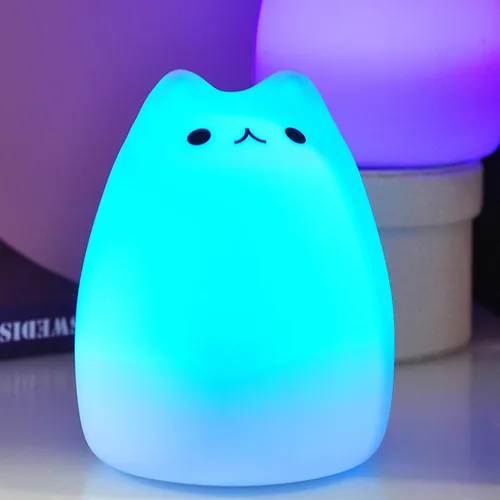 Vista 9 de Luz nocturna para niños, lámpara de rana con bonitas calcomanías de rana, lámpara de noche para dormitorio, luz nocturna para bebé, niña, niño