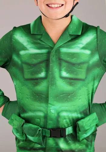 Vista 5 de Plastic Army Man Costume for Kids
