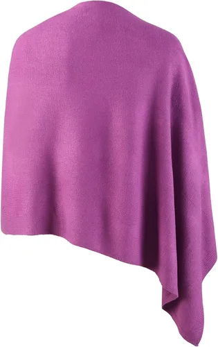 Vista 101 de Fomolom Ponchos para mujer, versátil, ligero, tejido sólido, chal envolvente, bufanda, accesorios para mujer