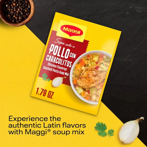 Vista 6 de Maggi Mezcla de sopa de pasta con sabor a pollo, 2.11 onzas, 24