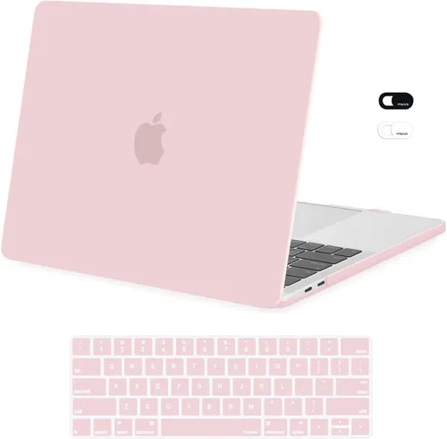 Vista 14 de MOSISO - Carcasa rígida de plástico, compatible con MacBook Pro de 13 pulgadas y cubierta para teclado y cámara web