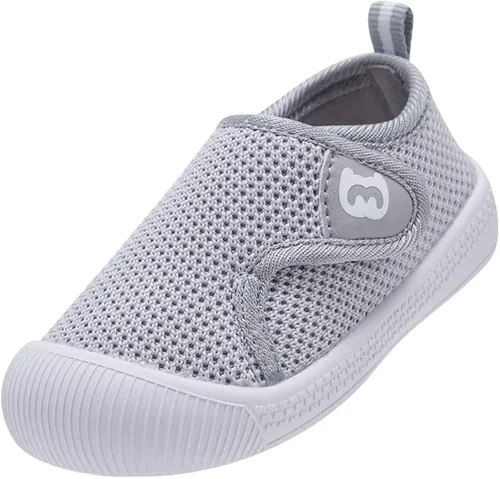 Vista 7 de BMCiTYBM Zapatos para bebé niño y niña, zapatos transpirables para caminar, ligeros, antideslizantes, 6, 9, 12, 18, 24 meses