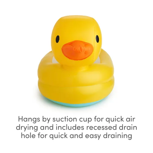 Vista 5 de Pato Munchkin White inflable para bañera, Total 1, Duck