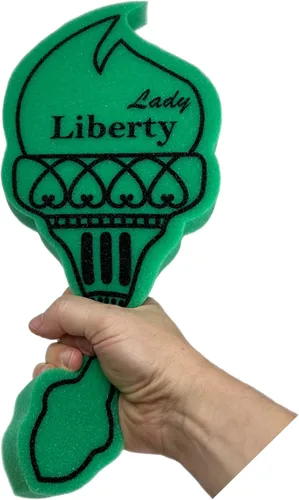 Vista 3 de City-Souvenirs Conjunto de disfraz de corona y antorcha de la estatua de la libertad