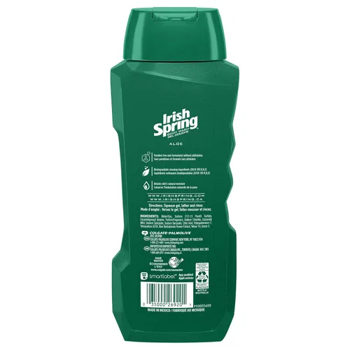 Vista 10 de Irish Spring Jabón corporal para hombre, aloe vera – 18 onzas (paquete de 6)