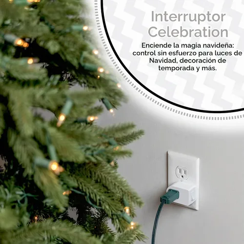 Vista 5 de Cordinate Interruptor de encendido y apagado con toma con conexión a tierra, 3 clavijas, adaptador de enchufe, fácil de instalar, para luces