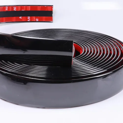 Vista 7 de Moldura Automotriz de 16 Pies de 1-3/16" (30mm) de Ancho Negro Brillante Molduras Laterales de Automóvil Protegidas contra UV Resistentes a Rayones