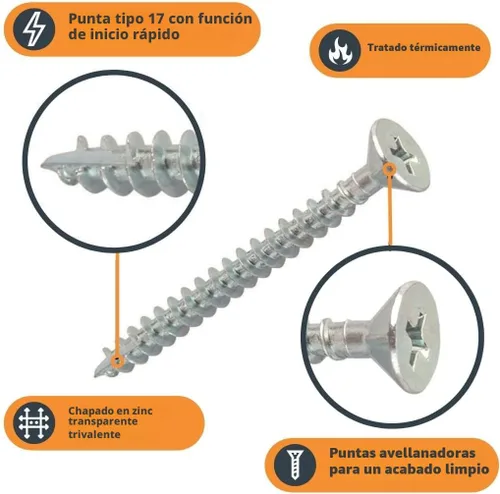 Vista 9 de Jackson Palmer - Kit surtido de herramientas de 2251 piezas con tornillos, tuercas, pernos y arandelas (3 bandejas)