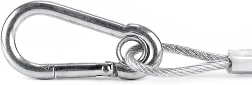 Vista 3 de MFL. Cables de seguridad para luces de escenario, carga de 110 libras, cuerda de seguridad de acero inoxidable de 31.5 pulgadas para luces