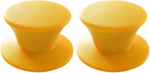 Vista 9 de Pomo universal de repuesto para tapas de olla, cubierta de silicona resistente al calor, asas de sujeción sin BPA, aptas para lavavajillas, se