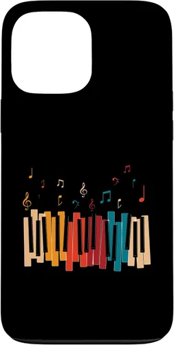 Vista 24 de iPhone 11 Pro Notas de Música Teclado Colorido Piano Case