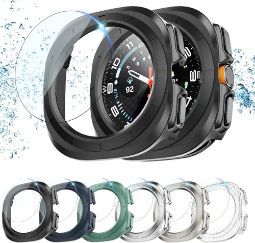 Vista 16 de Rc-Z - Funda protectora de pantalla para Samsung Galaxy Watch 5 4 de 1.575 in (6+6 unidades)