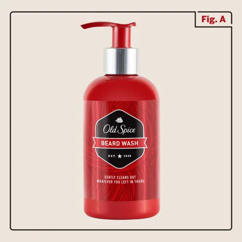Vista 3 de Old Spice, Jabón de barba, champú para hombres, 7.6 fl oz