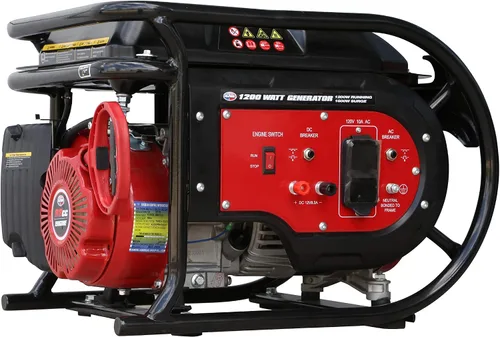 Vista 6 de All Power America Generador portátil de combustible dual de 10000 vatios a gas/propano resistente con arranque eléctrico, negro