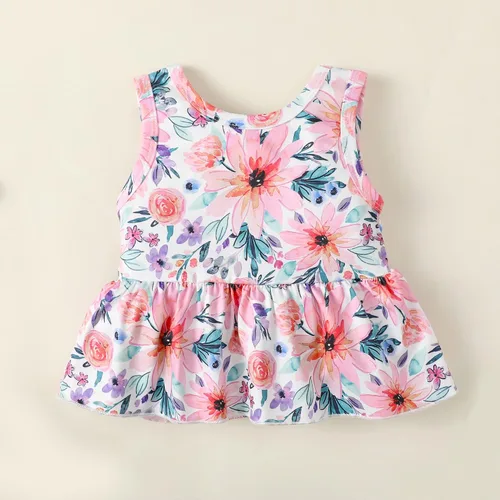 Vista 7 de Mioglrie Baby Girl Clothes Summer Girl Short Set Newborn Infant Girl Outfit Toddler Girl Clothing