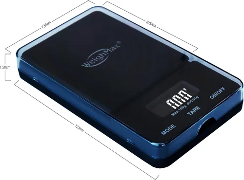 Vista 5 de Weighmax Dream Series - Báscula digital de bolsillo, 100 x 0.00 oz, color negro