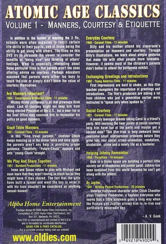 Vista 2 de Atomic Age Classics, Volume 1 Manners, Courtesy & Etiquette