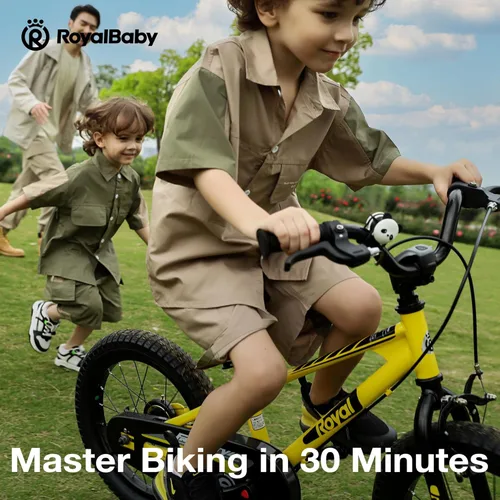 Vista 8 de RoyalBaby EZ Kids Bike 12 14 16 18 20 Inch Balance Pedal 2-in-1 Training Bicycle Boys Girls Ages 3 to 12 Years Easy Learn for Beginners
