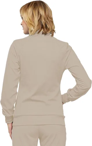 Vista 5 de Cherokee Infinity Zip Front Scrub Jackets for Women, 4-Way Stretch Fabric 2391A