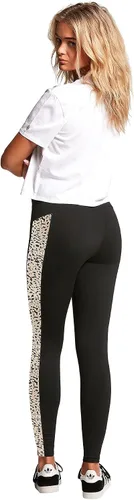 Vista 2 de Volcom Pantalones de leggings Lived In Lounge para mujer (talla regular y grande), Multi
