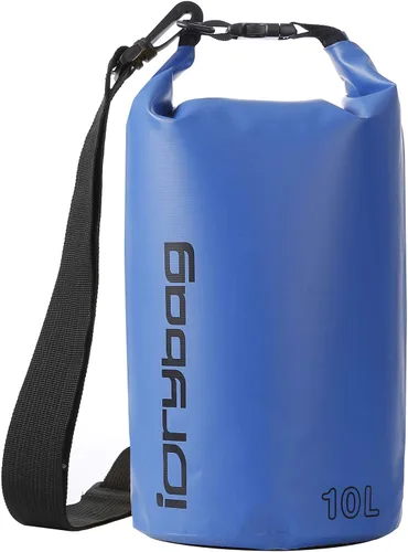 Vista 53 de IDRYBAG Bolsa seca para kayak impermeable 2L/5L/10L/15L/20L, pequeña bolsa impermeable para navegación