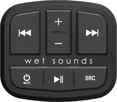 Vista 6 de Wet Sounds WS-MC2 - Receptor de medios digitales marinos y control remoto MC-TR-MINI Mini con cable de 25 pies (requiere actualización de software)