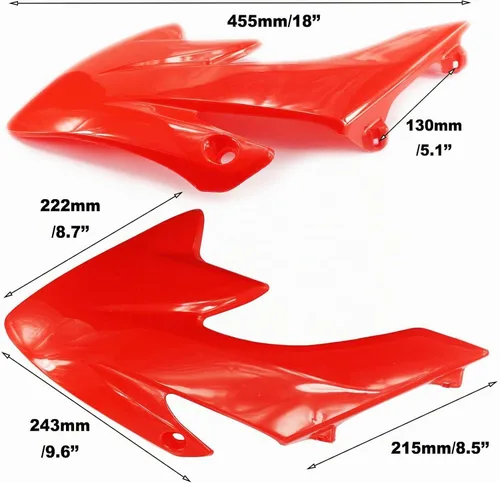 Vista 3 de PRO BAT Kit de guardabarros de plástico CRF50 7 PCs XR50 Kit