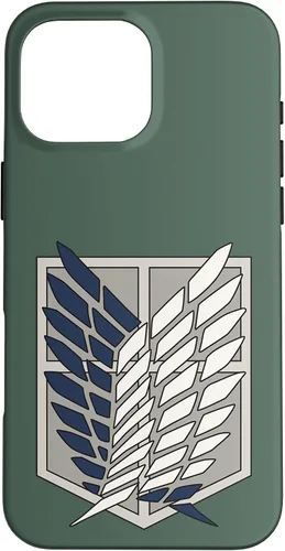 Vista 19 de Attack on Titan Funda protectora del regimiento de exploradores de la temporada 4 para iPhone 17