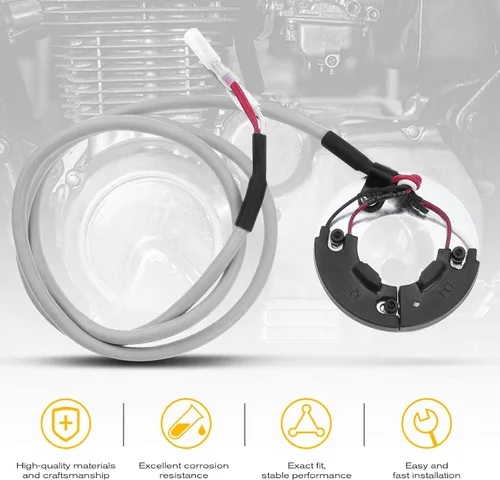 Vista 5 de A-Premium Sistema de encendido electrónico ATV compatible con Honda Goldwing 1000 1975-1979