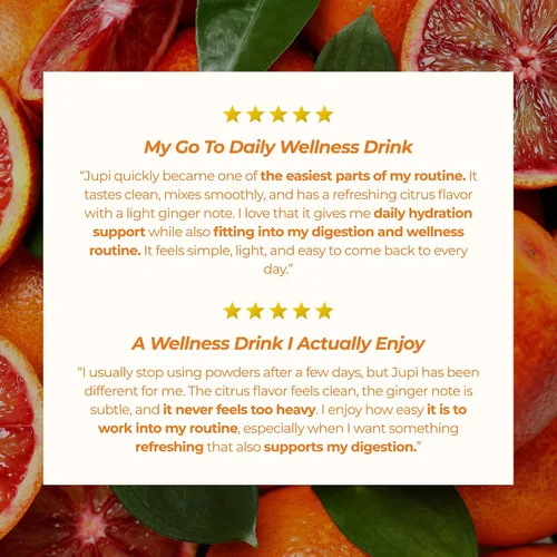 Vista 8 de Jupi Polvo de Hidratación y Bienestar – Shots de cúrcuma y jengibre, suplemento de vitamina C para energía, apoyo inmunológico y salud digestiva